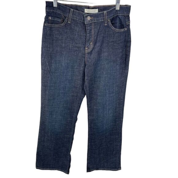 Levi's Womens Bootcut 512 Jeans Perfectly Slimming Denim Stretch Blue 12 Medium - Picture 1 of 10